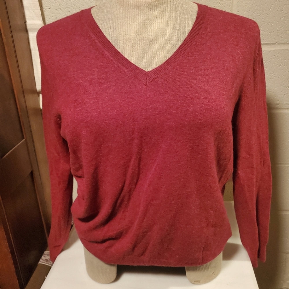 Burgundy Joe Fresh sweater
